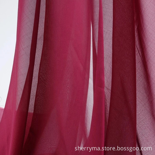 Best selling lucency hiffon fabric material